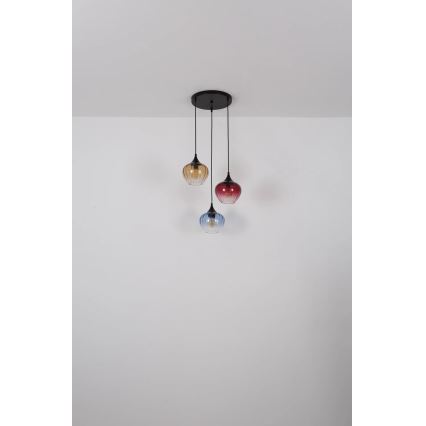 Globo - Chandelier on a string 3xE27/60W/230V