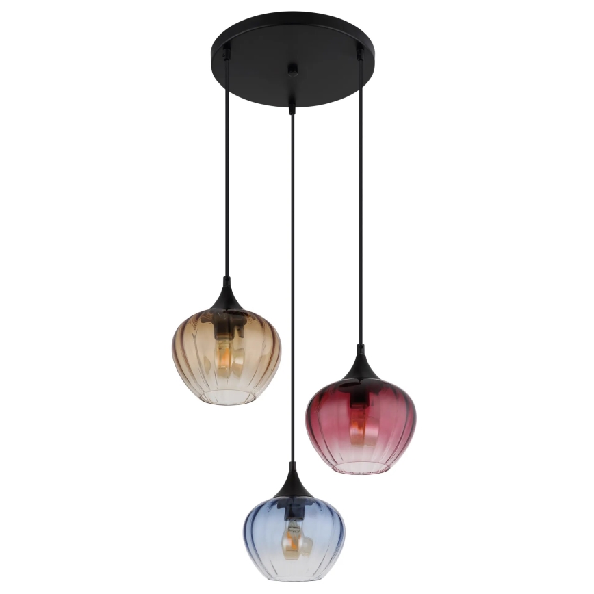 Globo - Chandelier on a string 3xE27/60W/230V