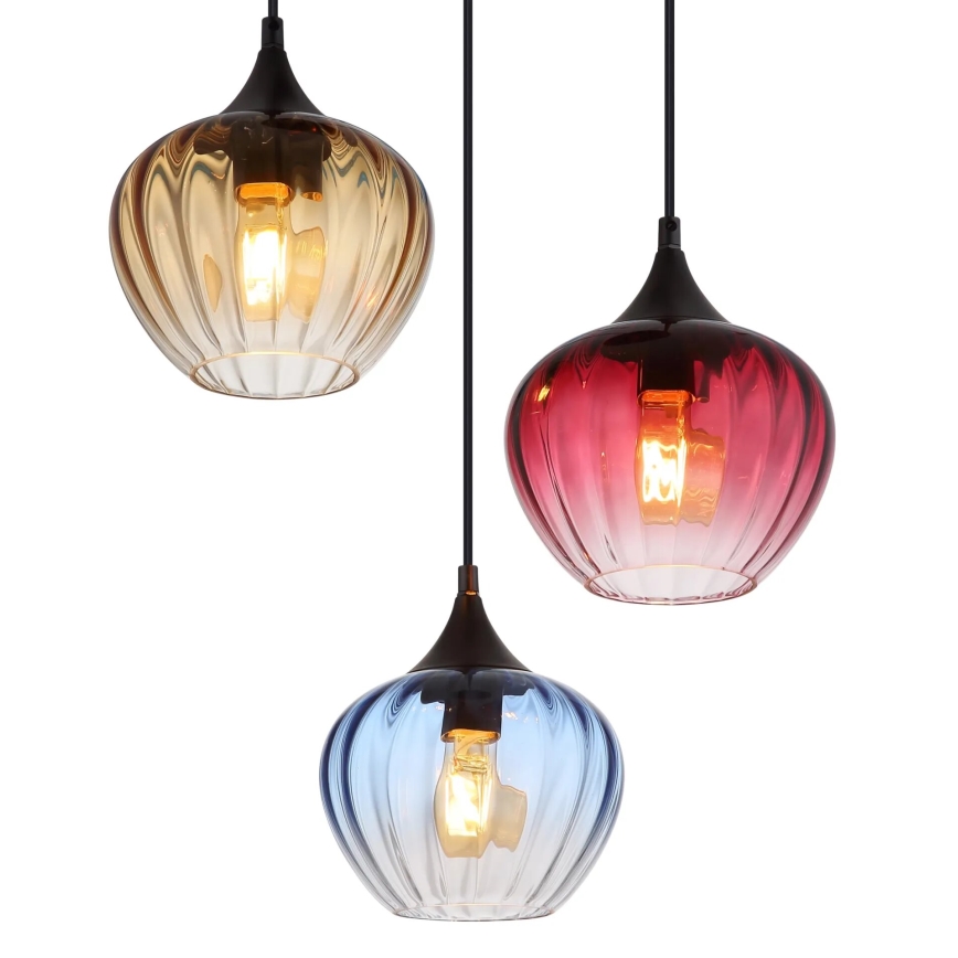 Globo - Chandelier on a string 3xE27/60W/230V