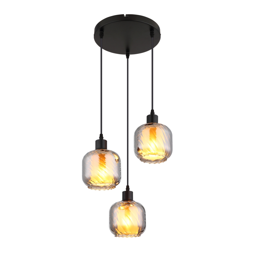 Globo - Chandelier on a string 3xE27/25W/230V