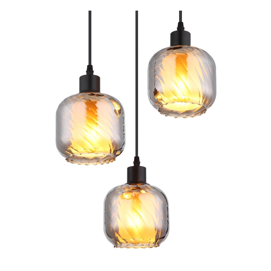 Globo - Chandelier on a string 3xE27/25W/230V