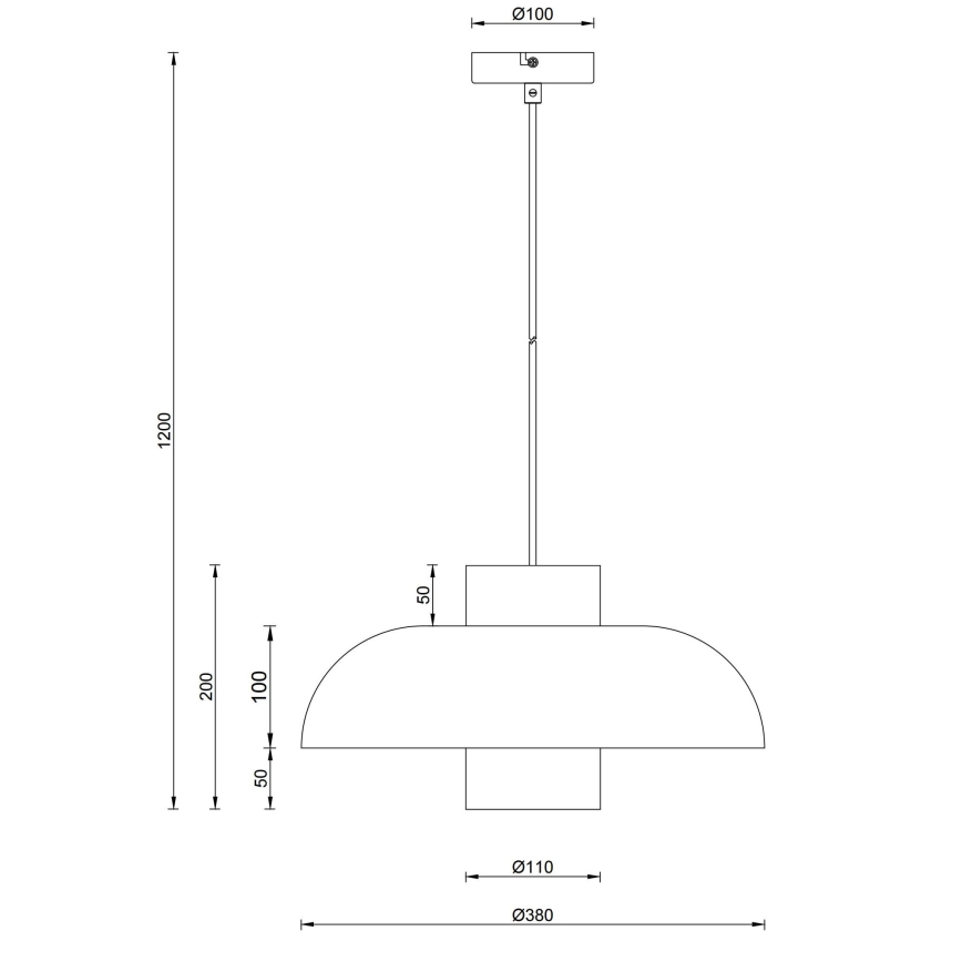 Globo - Cable pendant light 1xE27/60W/230V
