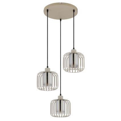 Globo - Cable-suspended pendant light 3xE27/40W/230V