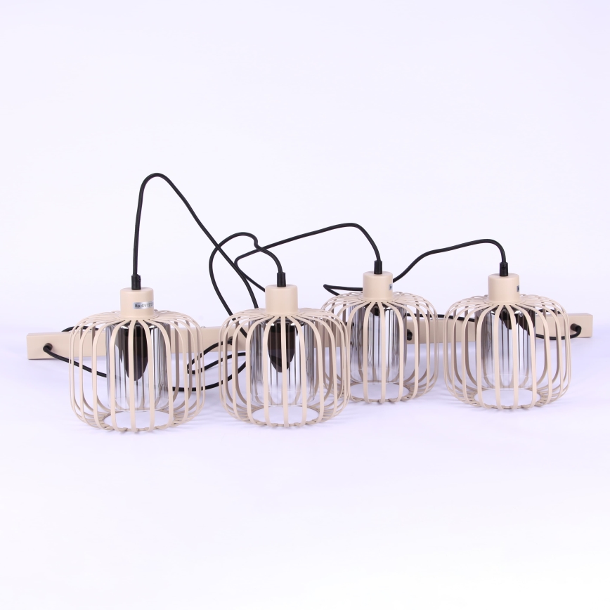 Globo - Cable-suspended pendant light 3xE27/40W/230V