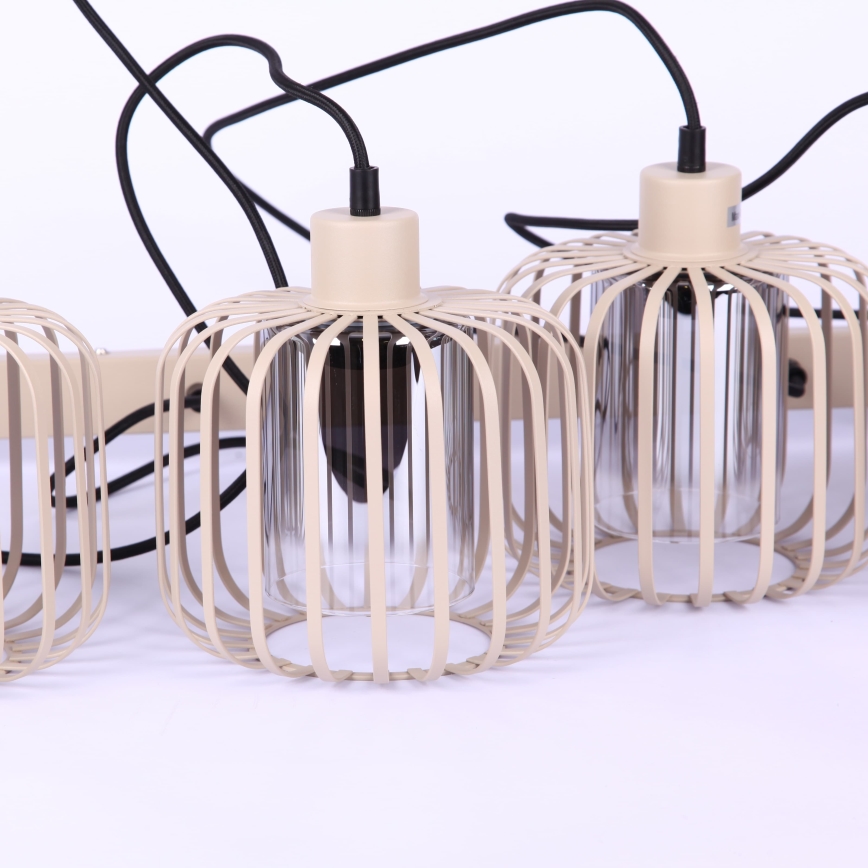 Globo - Cable-suspended pendant light 3xE27/40W/230V