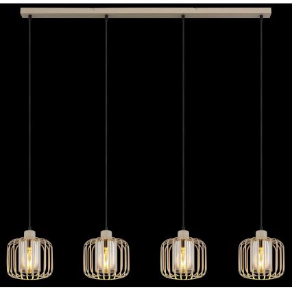 Globo - Cable-hung chandelier 4xE27/40W/230V