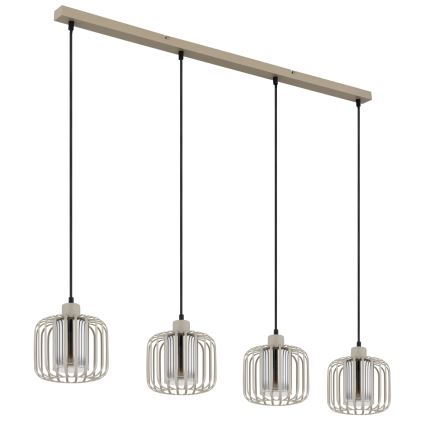 Globo - Cable-hung chandelier 4xE27/40W/230V
