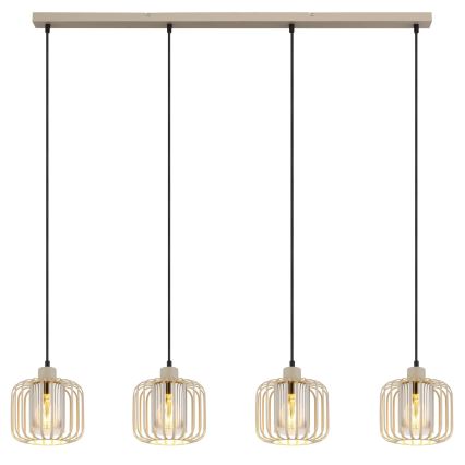 Globo - Cable-hung chandelier 4xE27/40W/230V