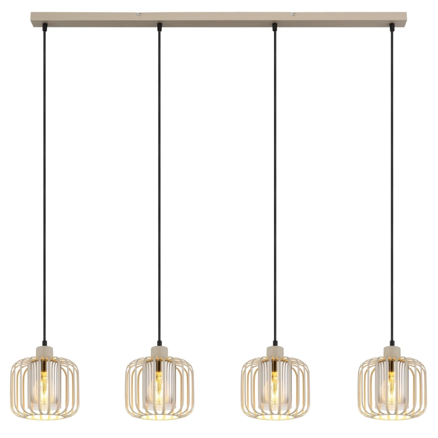 Globo - Cable-hung chandelier 4xE27/40W/230V