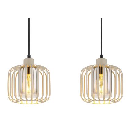 Globo - Cable-hung chandelier 4xE27/40W/230V