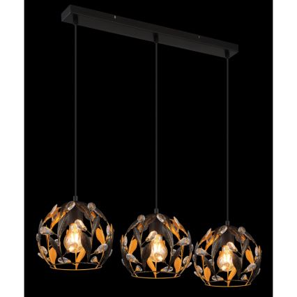 Globo - Chandelier on a string 3xE27/40W/230V