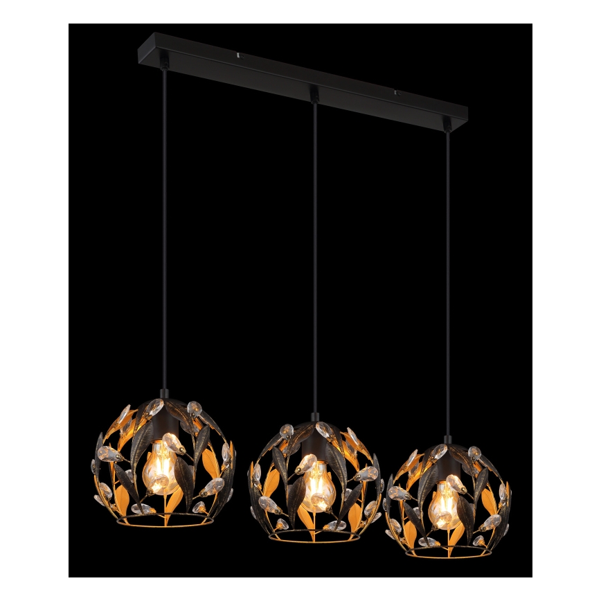 Globo - Chandelier on a string 3xE27/40W/230V