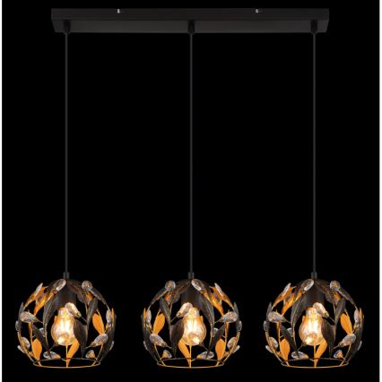 Globo - Chandelier on a string 3xE27/40W/230V