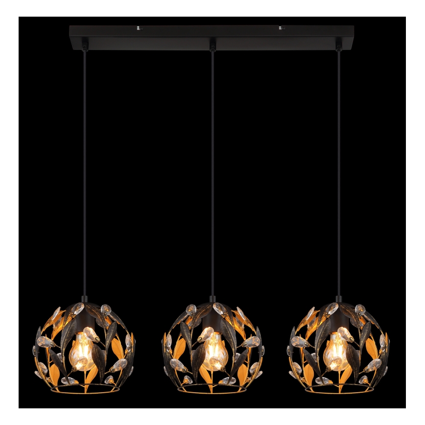 Globo - Chandelier on a string 3xE27/40W/230V