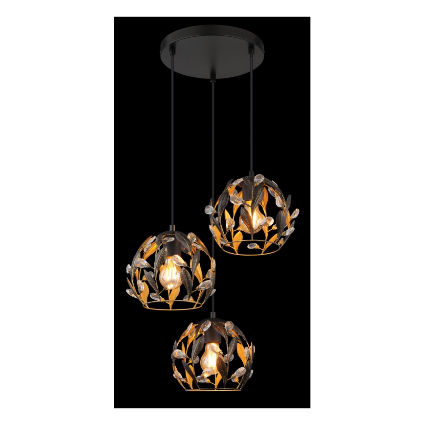 Globo - Chandelier on a string 3xE27/40W/230V d. 41 cm