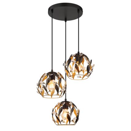 Globo - Chandelier on a string 3xE27/40W/230V d. 41 cm