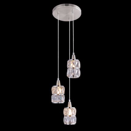 Globo 15760-3 - Crystal chandelier on a string WOLLI 3xE14/40W/230V