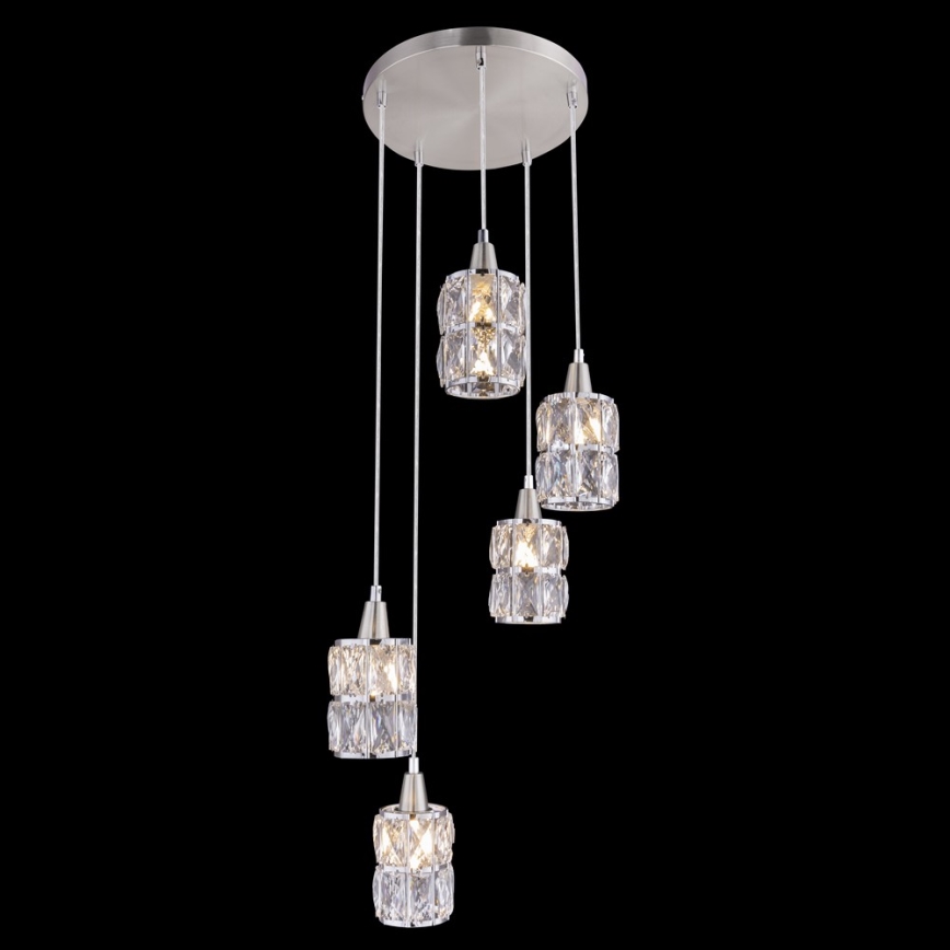 Globo - Chandelier on a string 5xE14/40W/230V