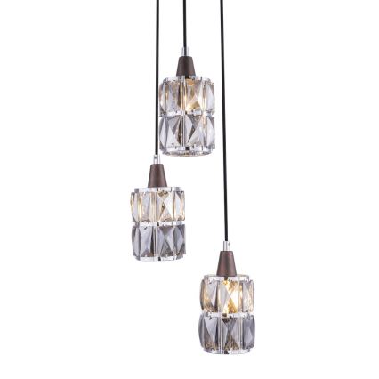 Globo - Crystal chandelier on a string 3xE14/40W/230V