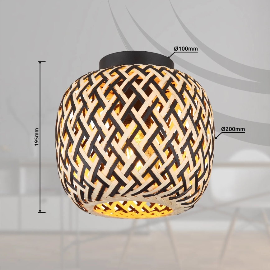 Globo 15766D - Ceiling light COLLY 1xE27/15W/230V
