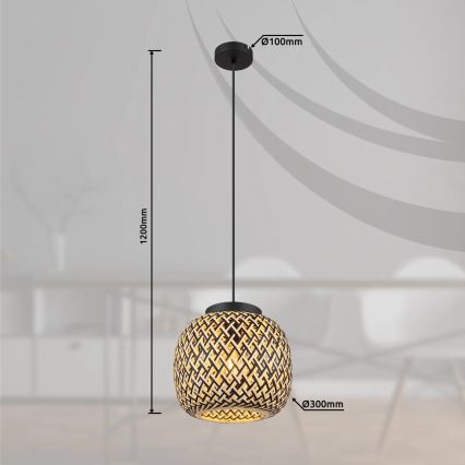 Globo 15766H1 - Chandelier on a string COLLY 1xE27/15W/230V d. 30 cm