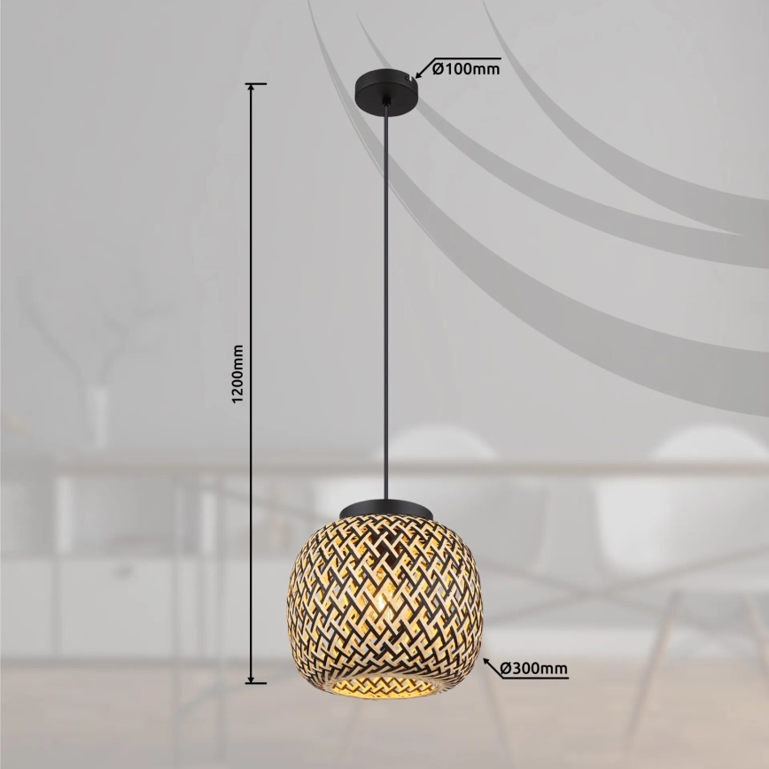 Globo 15766H1 - Chandelier on a string COLLY 1xE27/15W/230V d. 30 cm