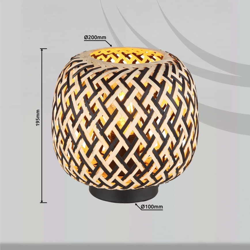 Globo 15766T - Table lamp COLLY 1xE27/15W/230V