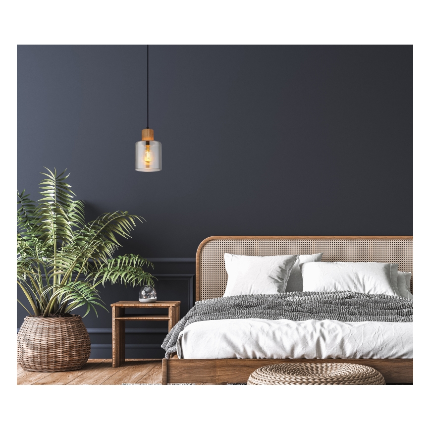Globo - Cable Pendant Light 1x E27, 25W, 230V, Ø 12 cm