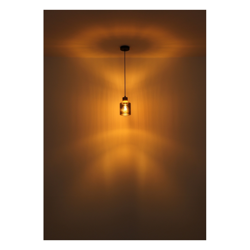 Globo - Cable Pendant Light 1x E27, 25W, 230V, Ø 12 cm