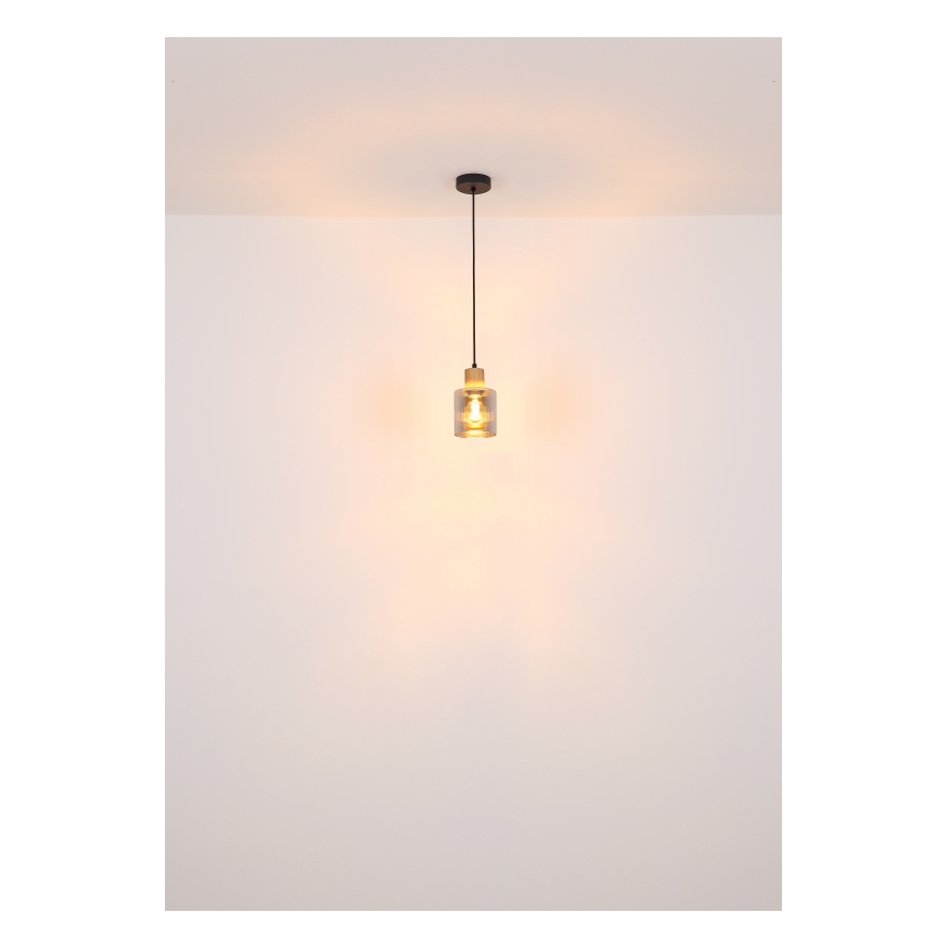 Globo - Cable Pendant Light 1x E27, 25W, 230V, Ø 12 cm