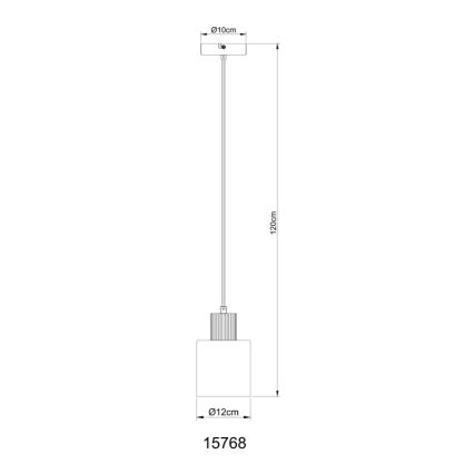 Globo - Cable Pendant Light 1x E27, 25W, 230V, Ø 12 cm
