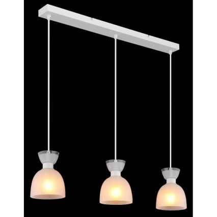 Globo - Chandelier on a string 3xE14/40W/230V white