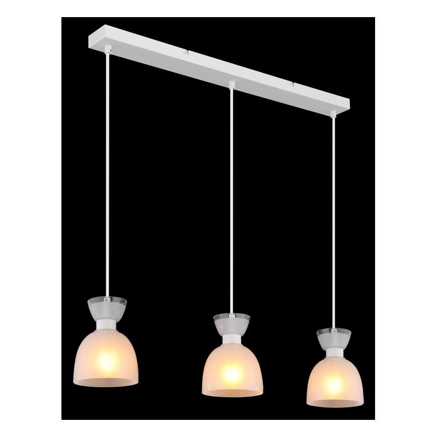 Globo - Chandelier on a string 3xE14/40W/230V white