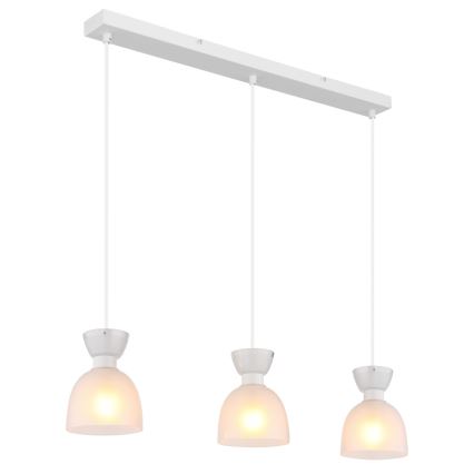 Globo - Chandelier on a string 3xE14/40W/230V white