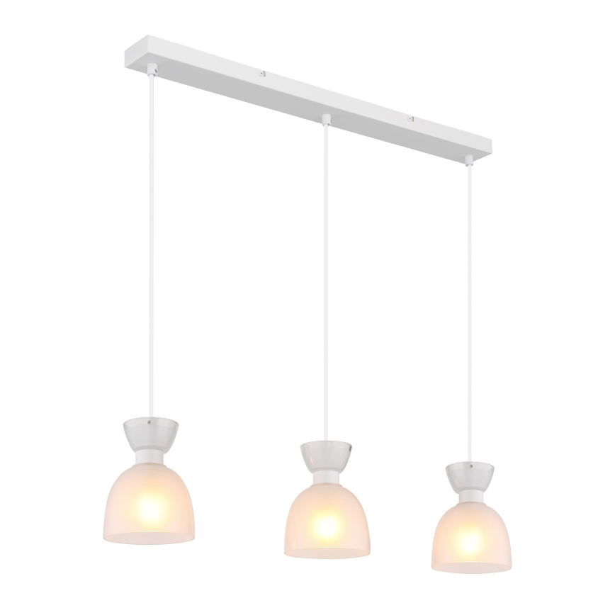 Globo - Chandelier on a string 3xE14/40W/230V white