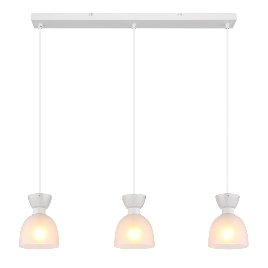 Globo - Chandelier on a string 3xE14/40W/230V white