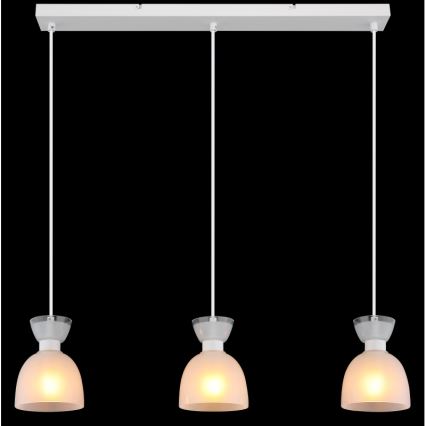 Globo - Chandelier on a string 3xE14/40W/230V white
