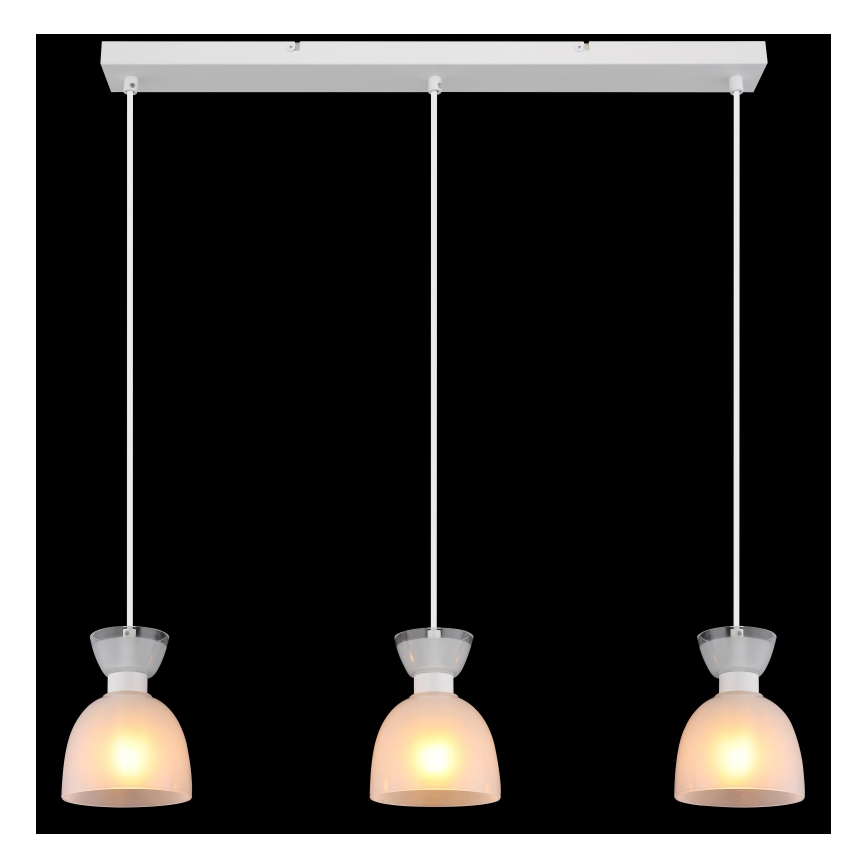 Globo - Chandelier on a string 3xE14/40W/230V white