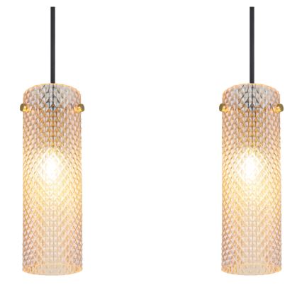 Globo - Chandelier on a string 3xE14/40W/230V gold