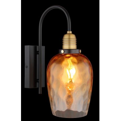 Globo - Wall lamp 1xE27/60W/230V orange