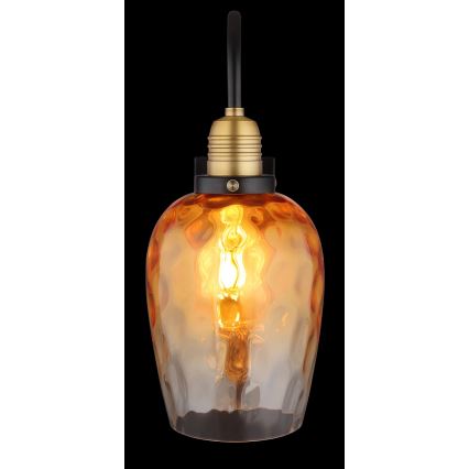 Globo - Wall lamp 1xE27/60W/230V orange