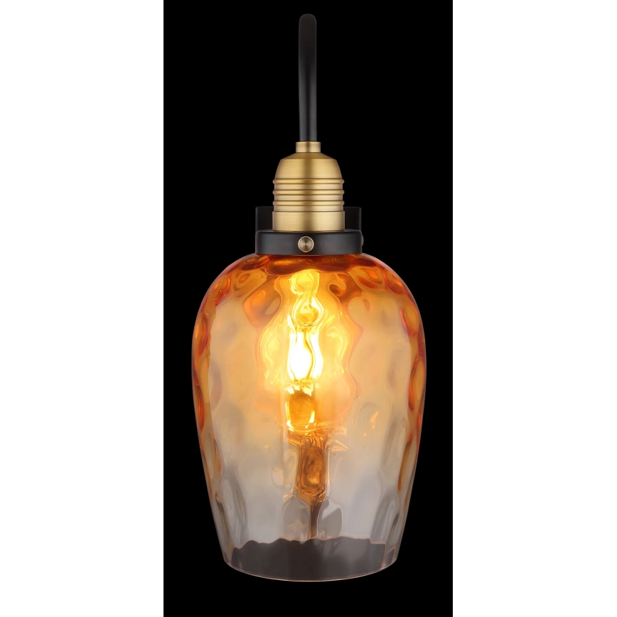 Globo - Wall lamp 1xE27/60W/230V orange
