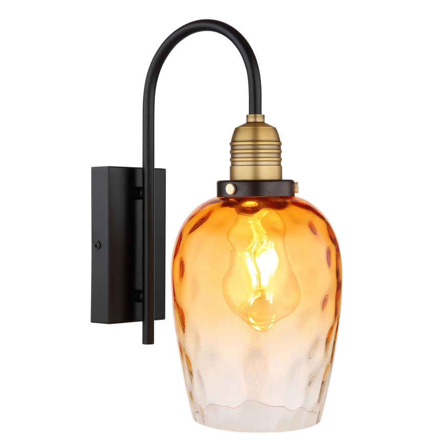 Globo - Wall lamp 1xE27/60W/230V orange