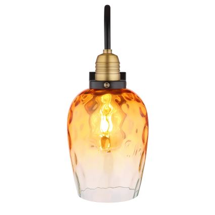 Globo - Wall lamp 1xE27/60W/230V orange