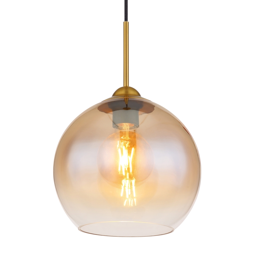 Globo - Cable Pendant Light 1x E27/60W/230V Brass