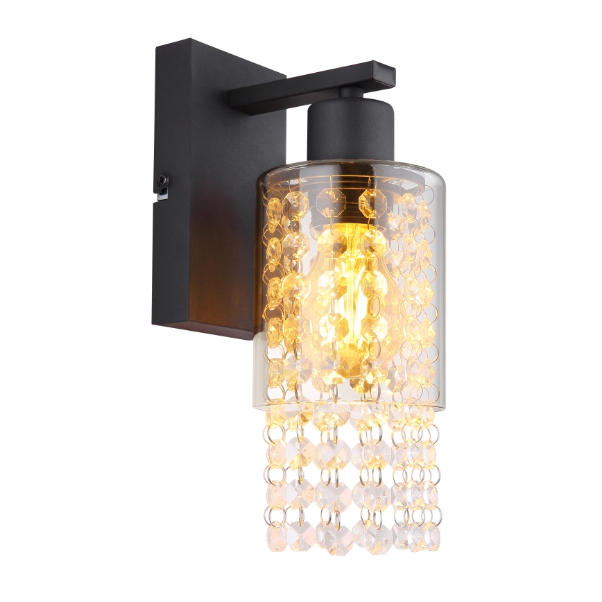 Globo - Wall lamp 1xE27/40W/230V black