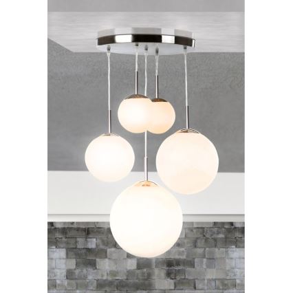 Globo - Ceiling light 5xE27/60W/230V