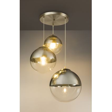 Globo - Chandelier on a string 3xE27/40W/230V d. 51 cm