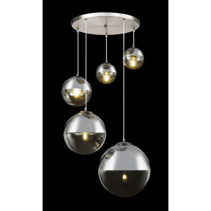 Globo - Chandelier on a string 5xE27/60W/230V d. 65 cm