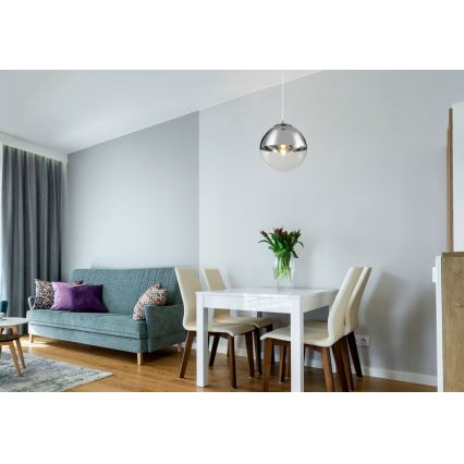 Globo - Chandelier on a string 1xE27/40W/230V d. 30 cm